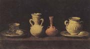 Francisco de Zurbaran Still Life with Pottery France oil painting reproduction
